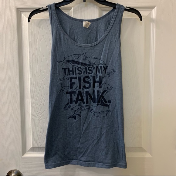Graphic Fish Tank Muscle Tank - Picture 2 of 3